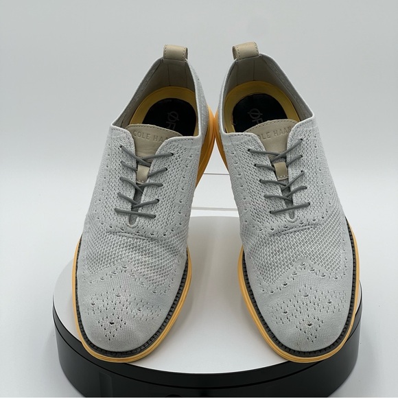 Cole Haan ØriginalGrand Stitchlite Wingtip Ox 11M Ironstone grey, sunset yellow - Picture 4 of 10